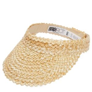 Beach Riot Natural Straw Visor